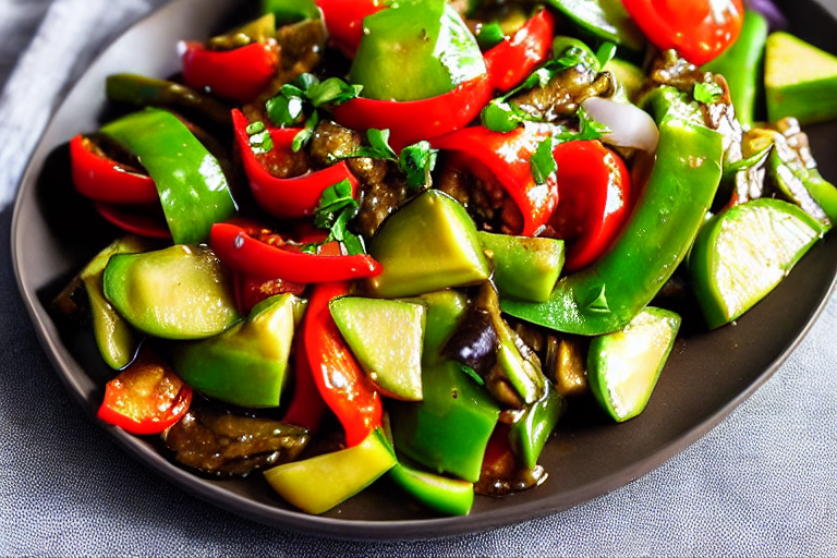 Prepare the vegetables. Cut the eggplants into strips or chunks about 2 cm wide and 5 cm long. If yo