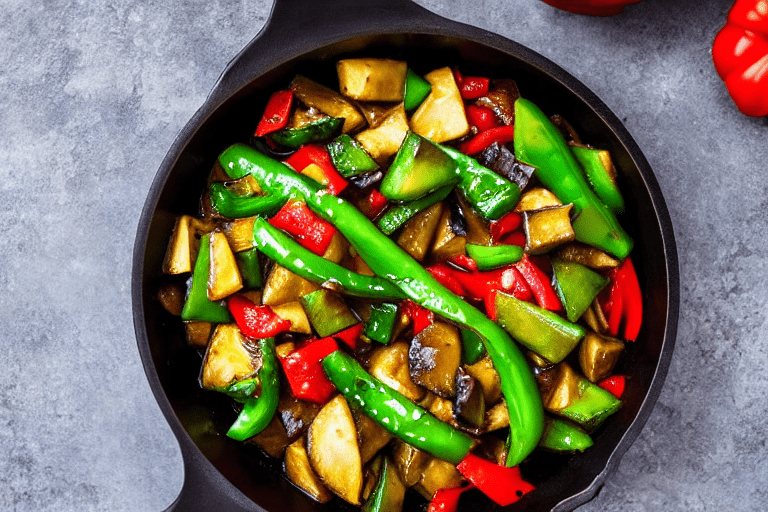 Fry the eggplant or steam it . There are two ways to cook the eggplant. The classic method heat 2 ta