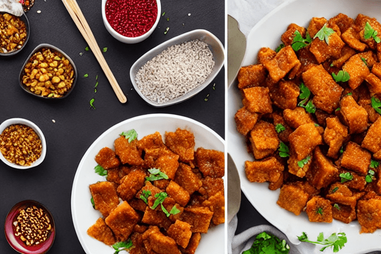132 Score-cut and marinate. Cut the cleaned tripe into 4 cm pieces. Score each piece with a crosshat