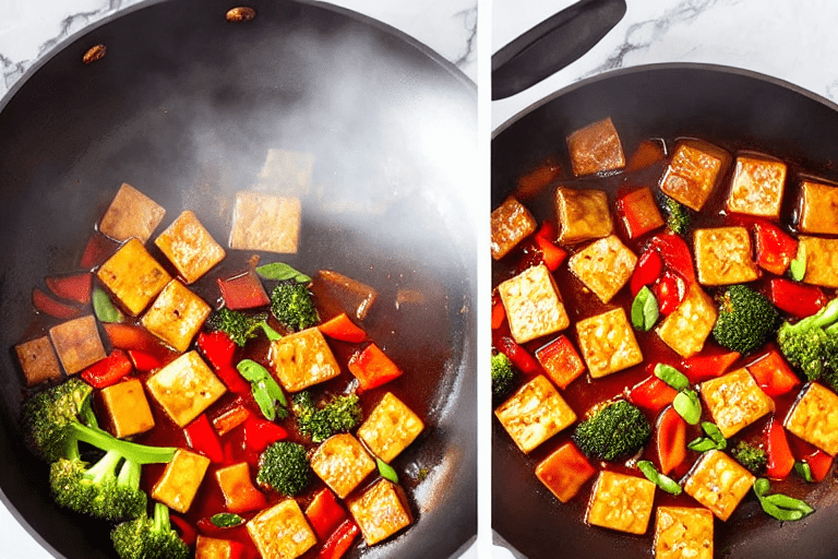Heat the wok. Heat a wok until very hot. Add vegetable oil and swirl to coat the sides. Add dried ch