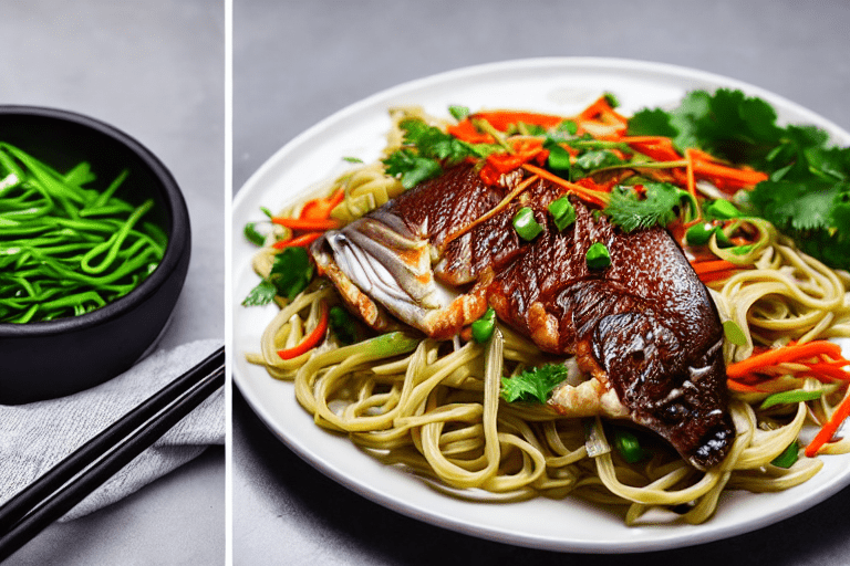 126 Prepare the fish. Start with 300 grams of fresh grass carp 鲩鱼, huàn yú , which is the traditiona