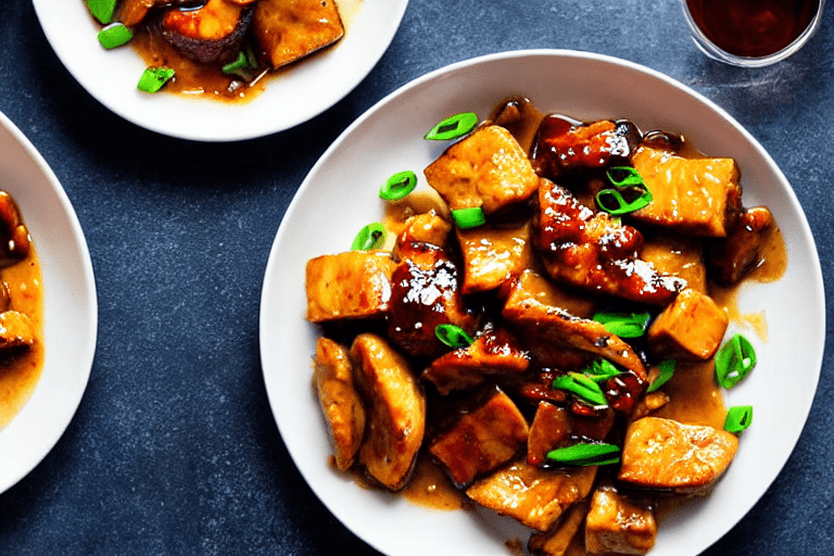 Stir-fry the chicken. Turn heat to high. Add the marinated chicken pieces. Stir-fry vigorously for 3