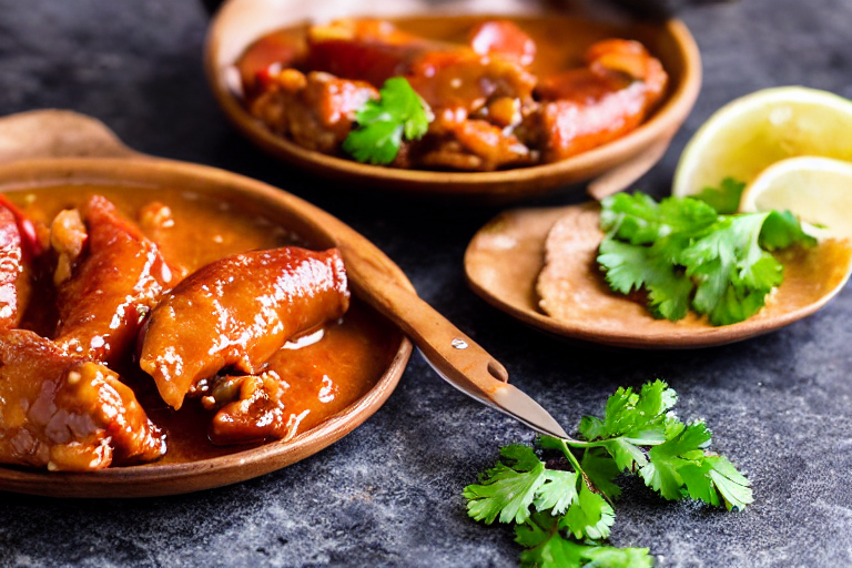 130 Blanch the trotters. Place the pig trotters in a large pot of cold water. Add 1 tablespoon of co