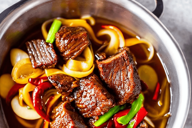 Prepare aromatics. Slice the ginger, garlic, and chilies. If using dried chilies, soak them in warm