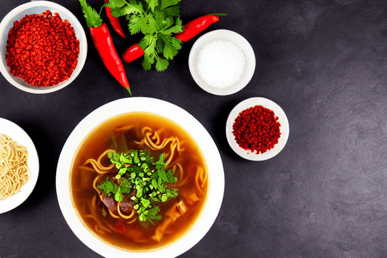 Prepare aromatics. Slice the ginger, garlic, and chilies. If using dried chilies, soak them in warm