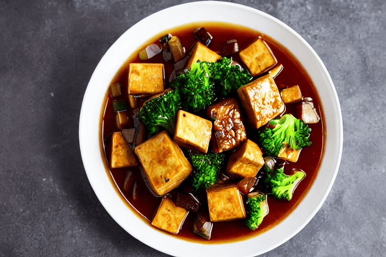 125 Prepare the vegetables. Wash and cut all vegetables into uniform pieces. For hunan braised tofu
