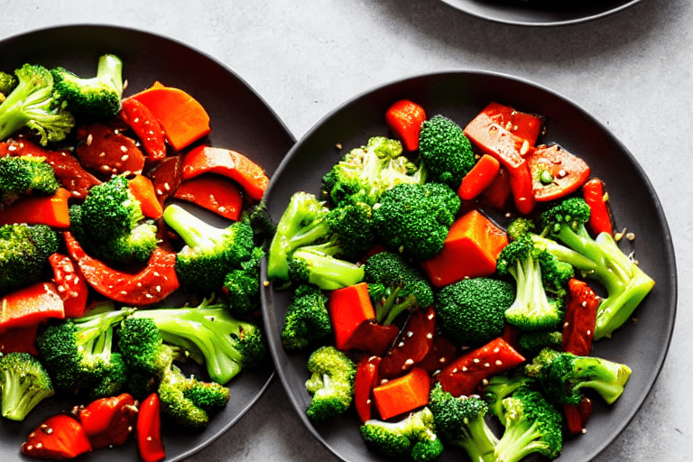 131 Stir-fry the vegetables. Add the main vegetables to the wok. Stir-fry over high heat for 2-3 min