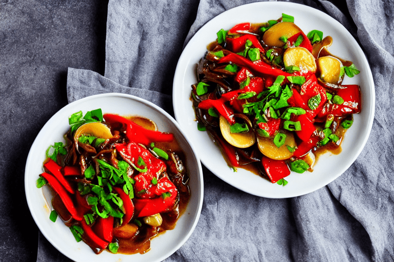 128 Heat the wok. Heat a wok until very hot. Add vegetable oil and swirl to coat the sides. Add drie