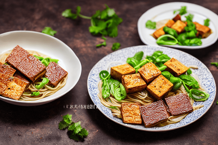 Prepare the main ingredient. Cook or blanch the main ingredient as needed. For hunan cold tofu skin