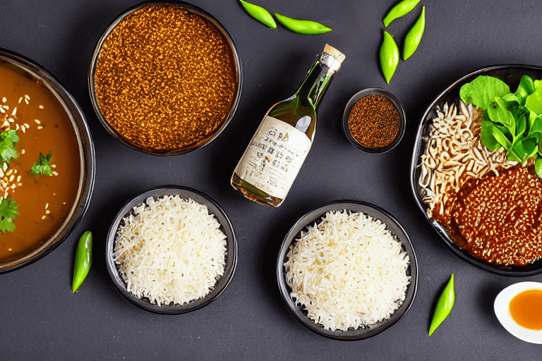 Make the dressing. In a small bowl, combine light soy sauce, rice vinegar, chili oil, sesame oil, Si