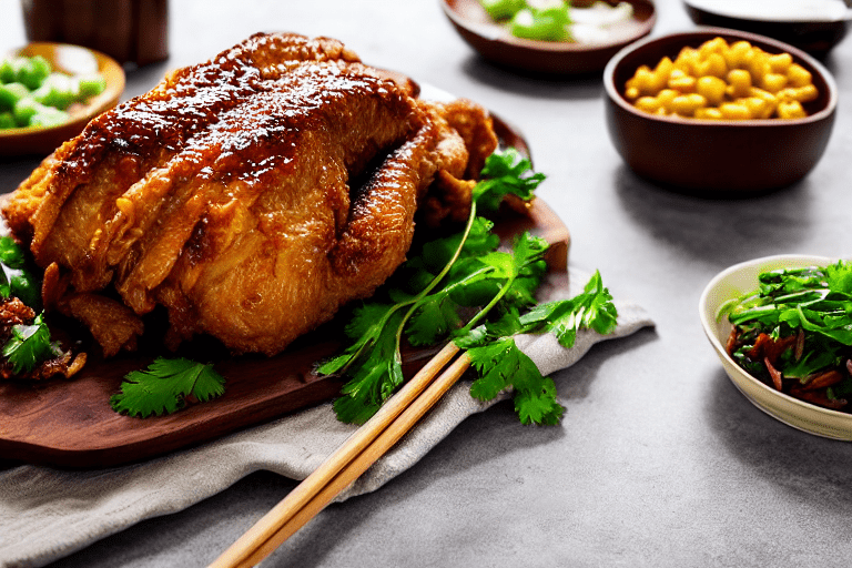Prepare the ingredients. Clean and cut all ingredients according to the recipe. For hunan crispy duc