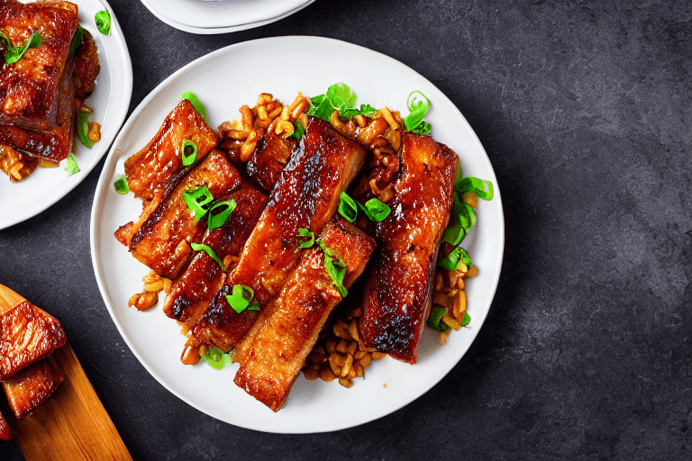 Sear and brown. Heat oil in a wok or heavy pot over medium-high heat. Add the main protein and sear