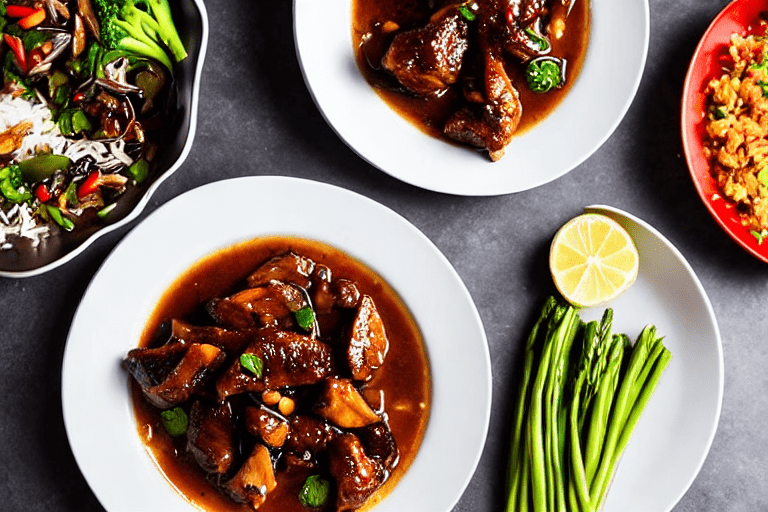 Stir-fry the chicken. Turn heat to high. Add the marinated chicken pieces. Stir-fry vigorously for 3