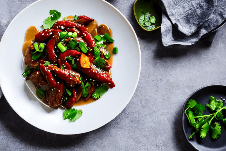 Stir-fry the chicken. Turn heat to high. Add the marinated chicken pieces. Stir-fry vigorously for 3
