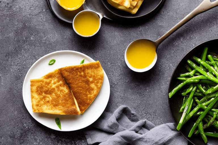 Cook the snack. Heat oil in a pan or wok. For pan-fried items, cook over medium heat until golden on