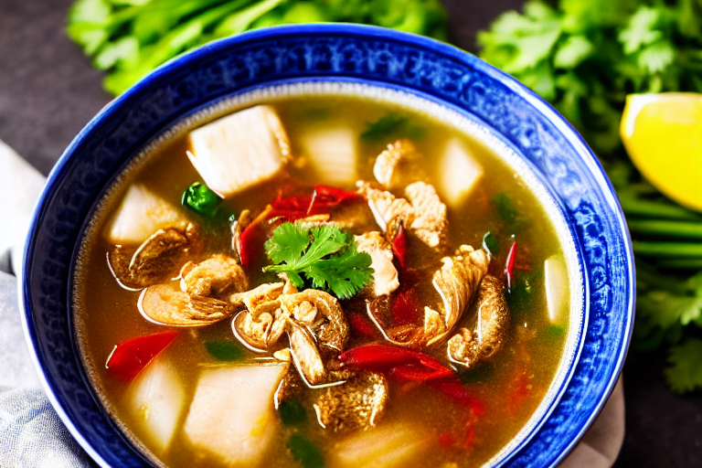 Prepare the seafood. Clean the seafood thoroughly. For hunan fish maw soup, remove any scales, bones