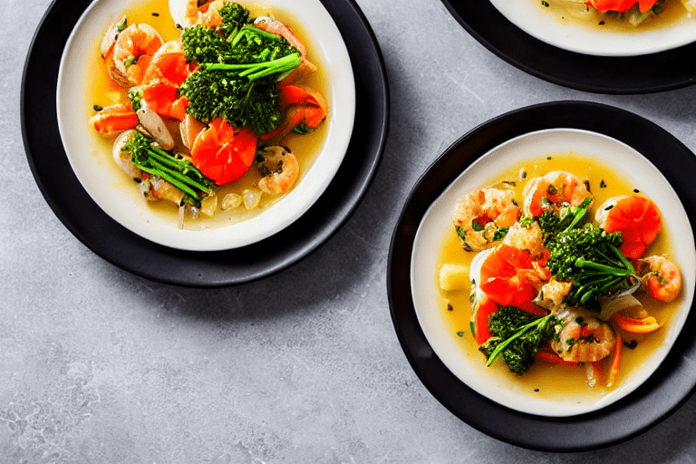 Cook the seafood. Turn heat to high. Add the prepared seafood to the wok. Stir-fry or braise accordi