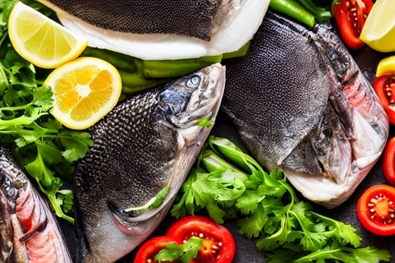 Prepare the seafood. Clean the seafood thoroughly. For cold fish skin salad, remove any scales, bone