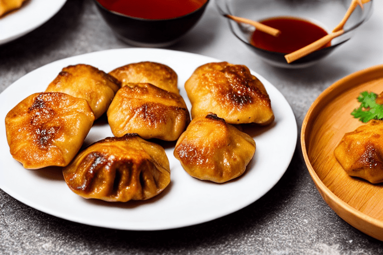 Cook the snack. Heat oil in a pan or wok. For pan-fried items, cook over medium heat until golden on