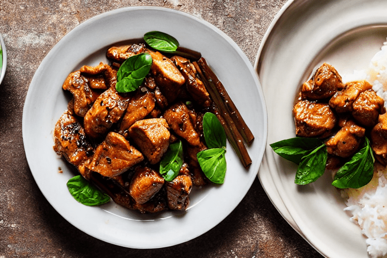 Build the flavor base. In the same wok, lower the heat to medium. Add aromatics ginger, garlic, scal