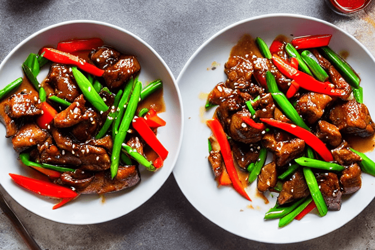 133 Stir-fry the chicken. Turn heat to high. Add the marinated chicken pieces. Stir-fry vigorously f
