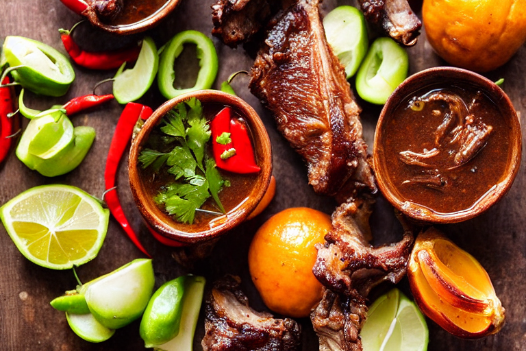 Prepare aromatics. Slice the ginger, garlic, and chilies. If using dried chilies, soak them in warm