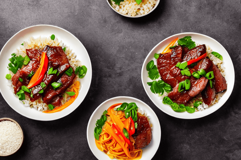 Stir-fry the meat. Heat a wok until smoking hot. Add oil, swirl to coat, then add the marinated meat