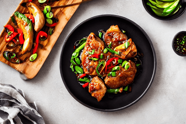 Stir-fry the meat. Heat a wok until smoking hot. Add oil, swirl to coat, then add the marinated meat