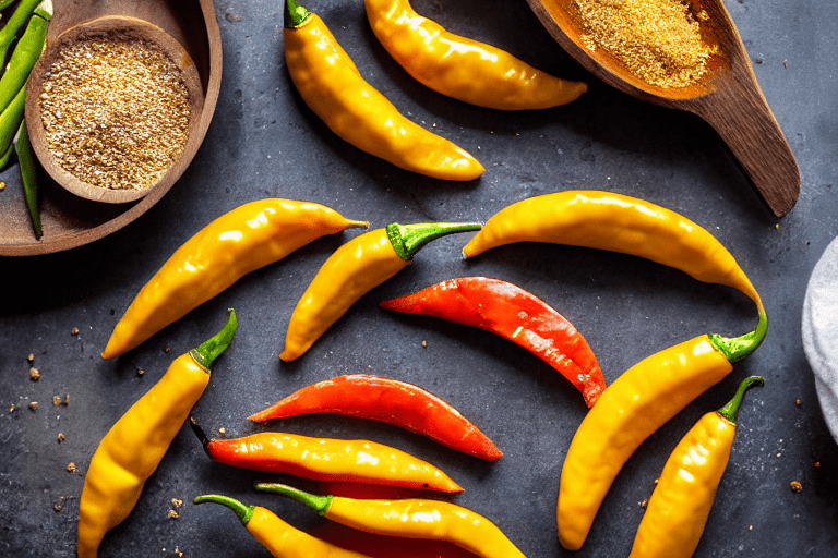 Prepare aromatics. Slice the ginger, garlic, and chilies. If using dried chilies, soak them in warm