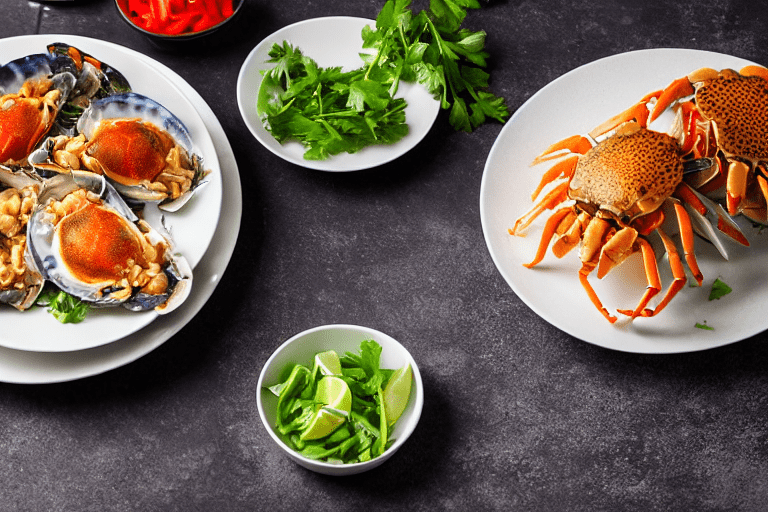 Prepare the seafood. Clean the seafood thoroughly. For hunan steamed hairy crab, remove any scales,