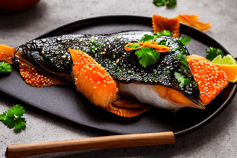Salt and ferment the fish. Clean the mandarin fish thoroughly, removing all scales, gills, and inter