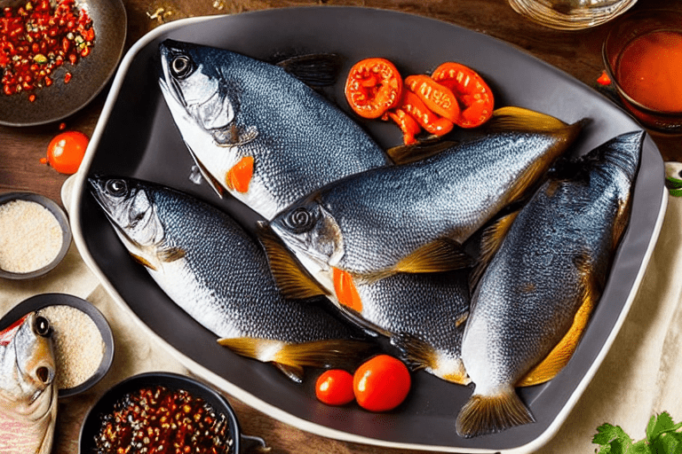 Clean the fermented fish. After 48 hours of fermentation, remove the fish from the container and rin
