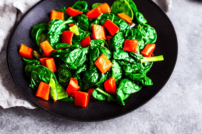 Prepare the vegetables. Wash and cut all vegetables into uniform pieces. For hunan stir-fried spinac