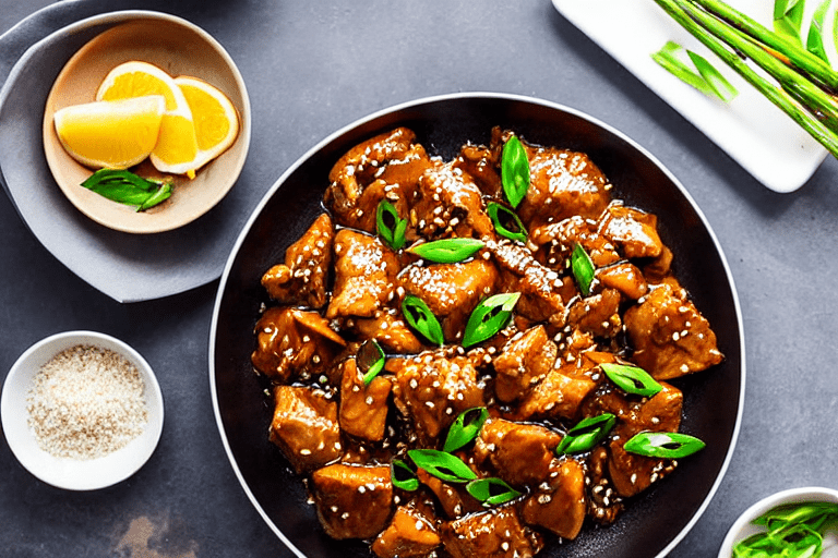 Build the flavor base. In the same wok, lower the heat to medium. Add aromatics ginger, garlic, scal