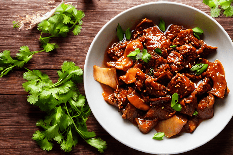 Stir-fry the meat. Heat a wok until smoking hot. Add oil, swirl to coat, then add the marinated meat