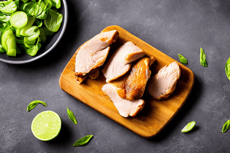Prepare the chicken. Cut the chicken into bite-sized pieces about 3cm chunks for even cooking. Marin