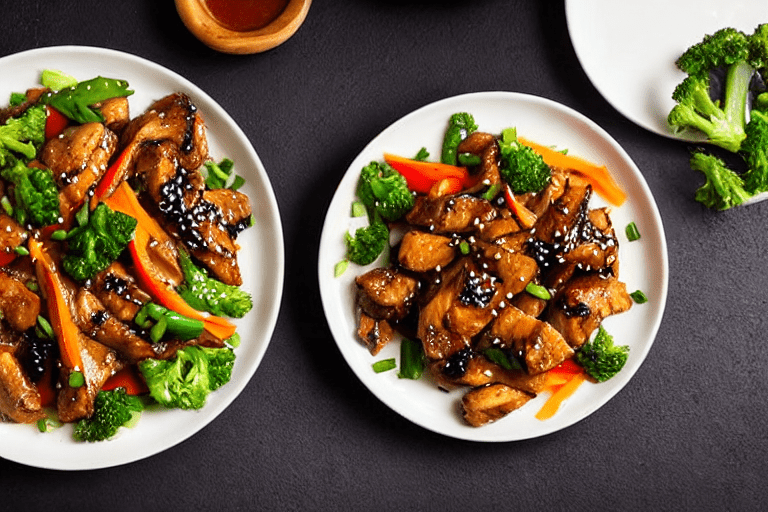 Stir-fry the chicken. Turn heat to high. Add the marinated chicken pieces. Stir-fry vigorously for 3