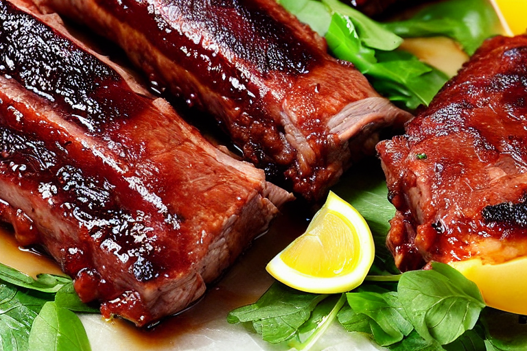 130 Prepare the ribs. Rinse the pork ribs under cold water and pat completely dry with paper towels.