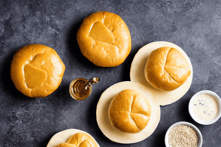 132 Shape the lotus leaf buns. Punch down the risen dough to release the air. Transfer to a clean su