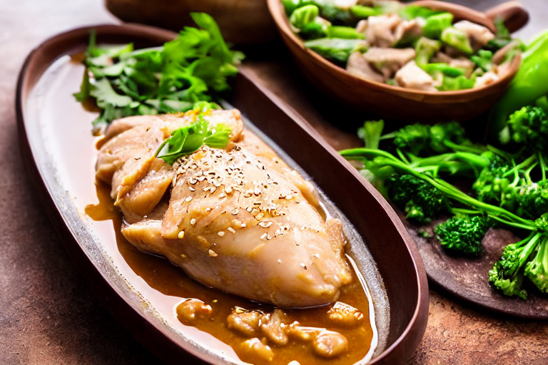 Prepare the chicken. Cut the chicken into bite-sized pieces about 3cm chunks for even cooking. Marin
