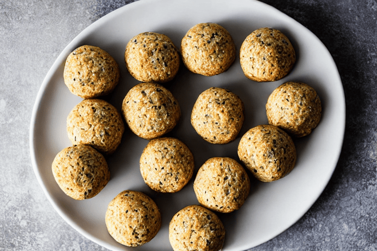 Shape the cakes. Divide the dough into 8 equal pieces. Roll each piece into a ball between your palm