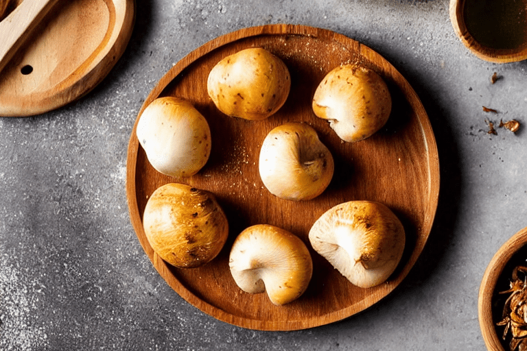 Rehydrate the shiitake mushrooms. Place the dried shiitake mushrooms in a bowl and cover with warm w