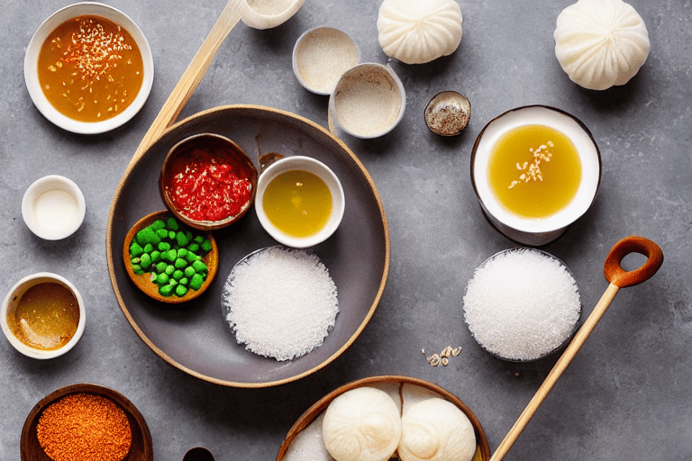 128 Make the glutinous rice dough. Place the glutinous rice flour in a large bowl. Gradually add the
