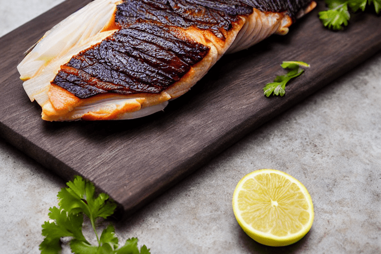 132 Prepare the fish. Rinse the fish fillets and pat them completely dry with paper towels. Thinly s