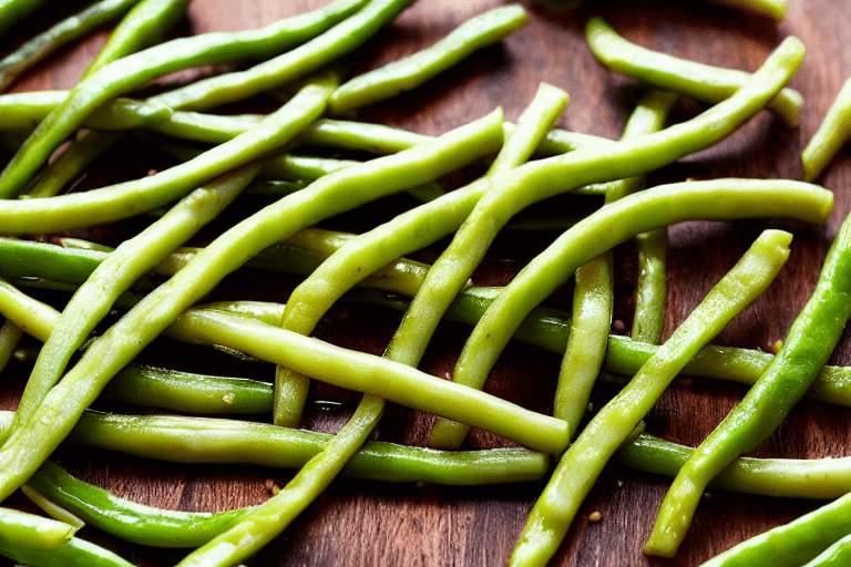 137 Prepare the ingredients. Rinse the pickled long beans thoroughly under cold water to remove exce