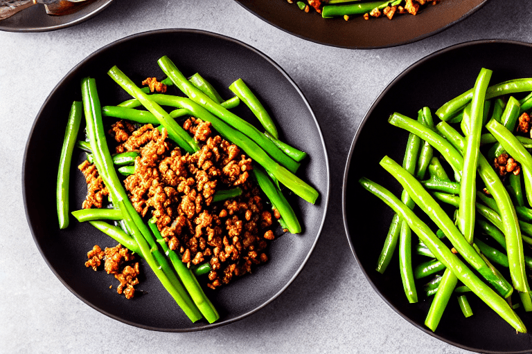 140 Brown the pork. Heat 1 tablespoon of oil in a wok over medium-high heat. Add the minced pork and