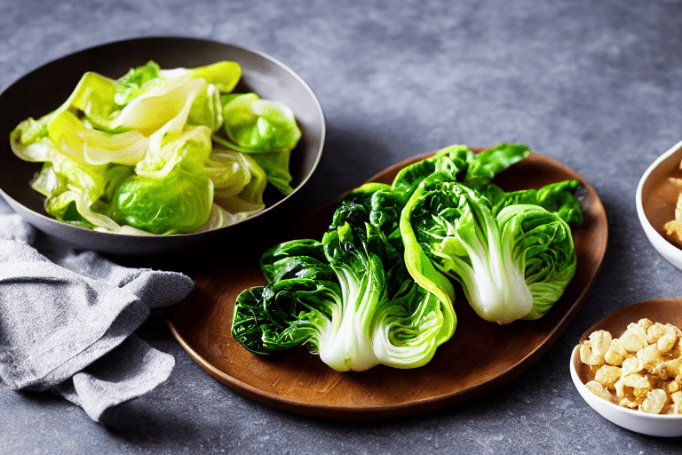 120 Prep the bok choy. While the fat renders, wash the baby bok choy thoroughly grit hides between t