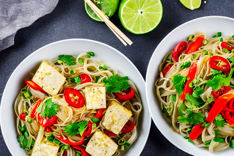 148 148 Cut the rice tofu. Remove the rice tofu from its packaging. It will be a soft, jiggly block,
