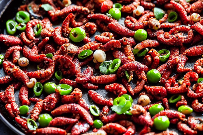 131 Make the Sichuan peppercorn salt. In a dry pan over low heat, toast the Sichuan peppercorns for