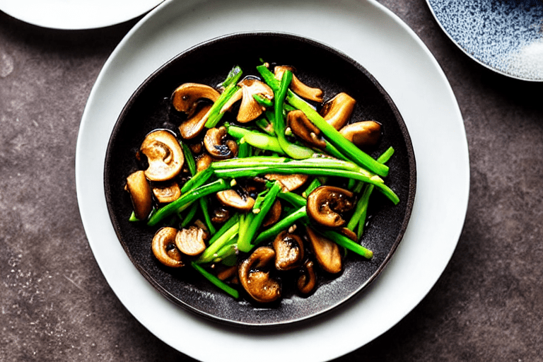 Stir-fry the aromatics. Heat a wok over high heat until it begins to smoke. Add 2 tablespoons of coo